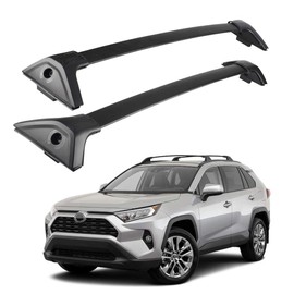 Richeer 300LBS Roof Rack Cross Bars for 2019-2025 RAV4 with Side Rails, Aluminum Cargo Racks Rooftop Luggage Carrier Canoe Kayak Bicycle(Not for Adventure/TRD Off-Road/22-25LE)
