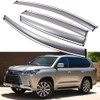 SHIBIDEBAOHUA Side Window Deflectors Wind Rain Guards Compatible with Lexus