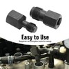JUUDDENPARTS 2Pcs Oxygen Sensor Socket Thread Chasers Set, Black Oxygen