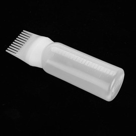 Hair Dye Bottle, 160 ml Applicator Bottle Hair Dye Bottle Shampoo Brush Hair Dye Brush Bottle Hair Dye Comb Applicator Hair Dye (White)