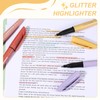 PATIKIL Shiny Highlighter Set of 6 Sparkle Marker No Lead