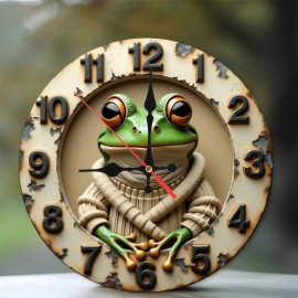 10-Inch Custom Wooden Clock for a "Days Since [Event]" Trackersheet size: 25*25cm/9.843*9.843inch, color: White