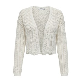 ONLY Onlnola 7/8 Life Women's Cardigan Regular Fit XS S M L XL Beige White, Cloud dancer