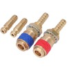 Welding Quick Connector Water Cooled Gas Adapter M8 Brass Fitting