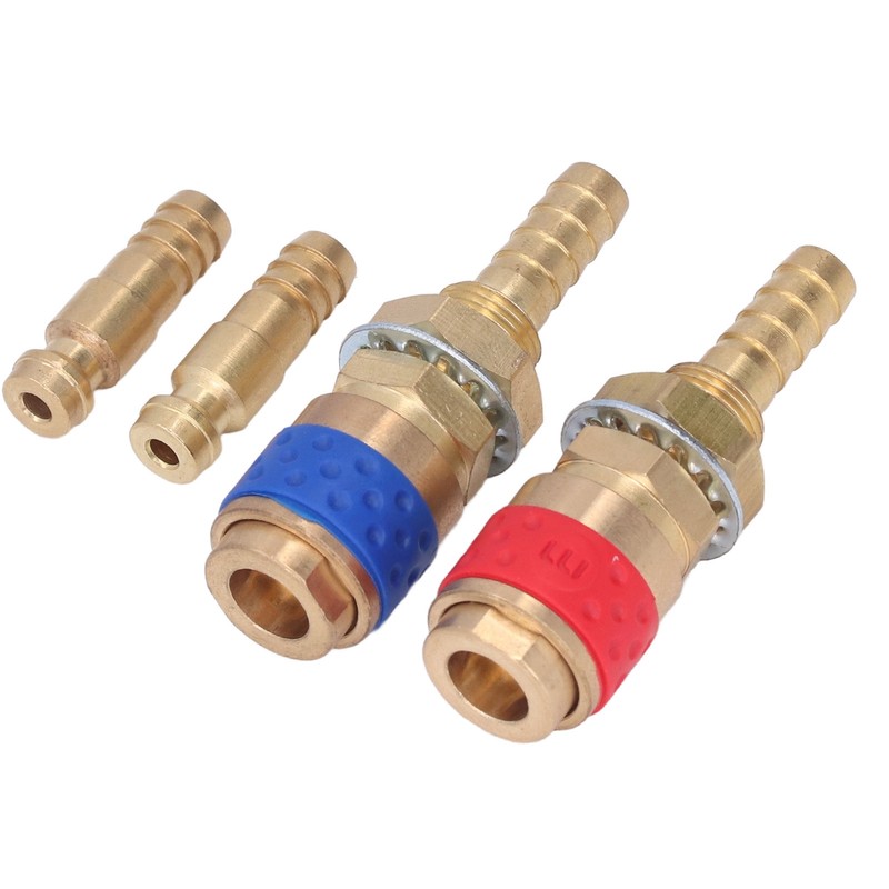 Welding Quick Connector Water Cooled Gas Adapter M8 Brass Fitting