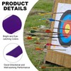 sourcing map Arrow Vanes Arrow Fletching 4" Shield Shape Turkey