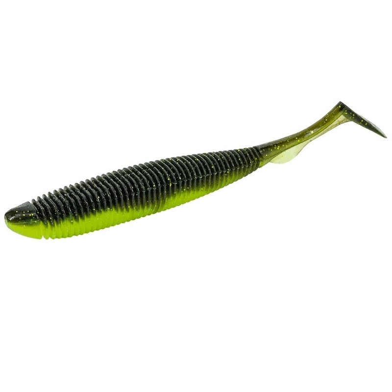 Spinning lure Molix Ra Shad 4.5" black bass pike