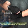 ihuan Ventilated Fitness Gloves with Wrist Strap Support for Men