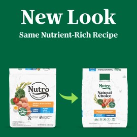 Nutro Natural Choice Large Breed Puppy Dry Dog Food, Chicken and Brown Rice Recipe, 30 lbs.
