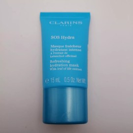Clarins LOT OF 5 Clarins SOS Hydra Refreshing Hydration Mask .5oz ea Sealed