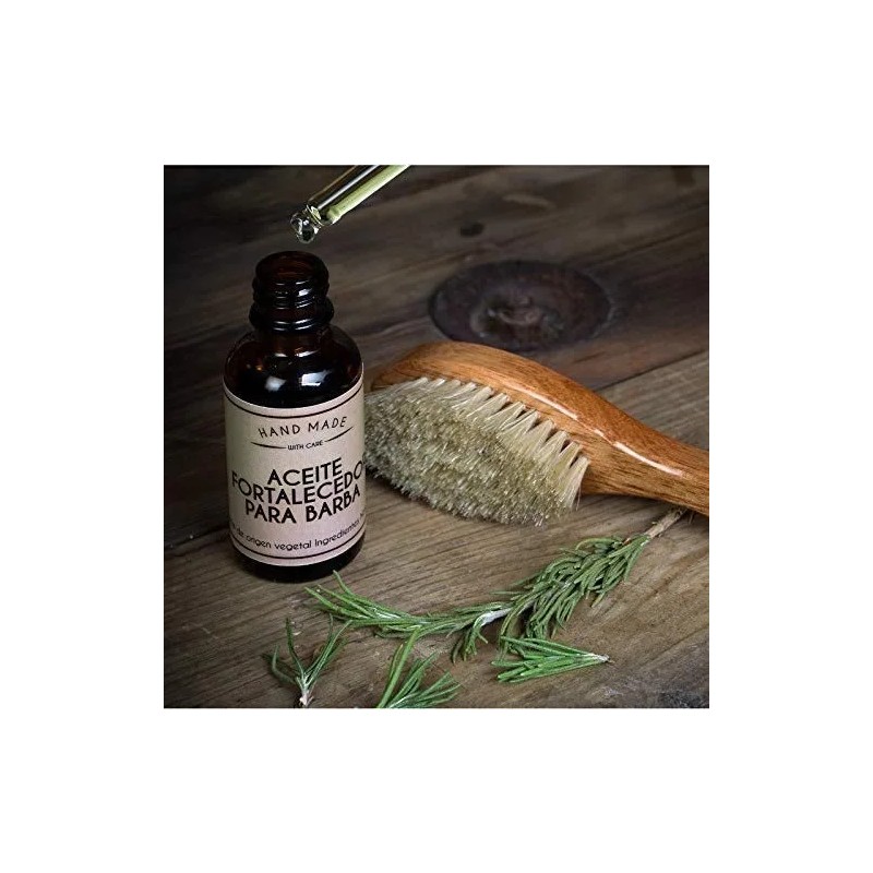 Aceite Fortalecedor Para Cuidado Barba Y Bigote 100% Natural Maderas