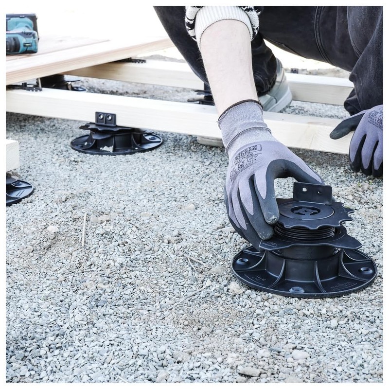 Sanpro Decking Support Bracket: Height Adjustable & Quick Release Size