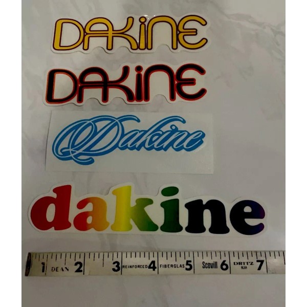 Dakine 4 Vintage Dakine Sticker Decal Lot of 4 Surfing