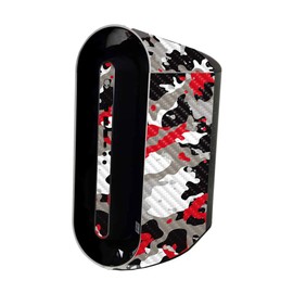 MightySkins Carbon Fiber Skin Compatible with Alienware Aurora R11 Gaming Desktop - Red Camo | Protective, Durable Textured Carbon Fiber Finish | Easy to Apply and Change Styles | Made in The USA
