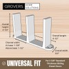 3-Pack Sliding Closet Door Floor Guide Bracket | Universal Fit