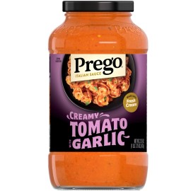 Prego Creamy Tomato Pasta  Sauce With Garlic 🧄 24 oz