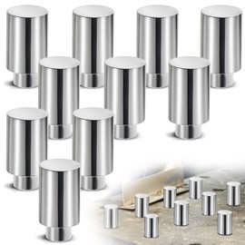 WUWEOT 10 Pack Welding Table Fixture Pin, Stop Alignment Accessories, 0.629" x 1" x 1.5" Welding Table Clamps, Stop Alignment Square Quick Setup Fixturing Kit