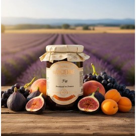 Set of 2 Jars, Les Confitures à la Ancienne - Figue French Preserves/Jam, 9.5 oz