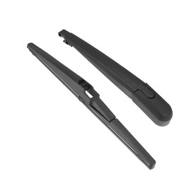 Motoforti Rear Windshield Wiper Blade Arm Assembly, for Kia Soul 2010-2020, Plastic, Rubber, Black