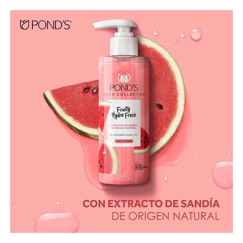 Gel Limpiador Facial Pond's Fruity Hydra Fresh Sandía 200ml