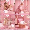 Cute Axolotl Silicone Night Light, Soft LED Nursery Lamp for