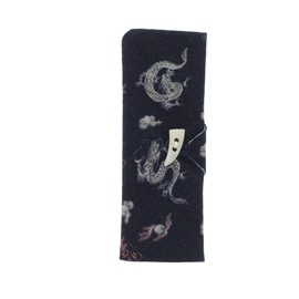 イシダ マイ 箸袋 ふところ 昇竜 箸包み ネイビー 14.5×5.2×0.5cm