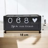 MIJOMA Yearly Countdown Calendar Cube Wooden - Permanent Yearly Table