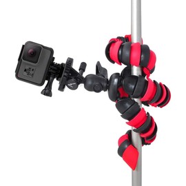 Acuvar 8" Inch Flexible Tripod w/Wrapable Legs Quick Release Plate Great for All Go Pro Hero Cameras + Tripod Mount