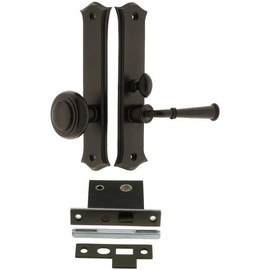 Deltana SDL688 Screen Door Latch Mortise Lockset, Oil Rubbed Bronze