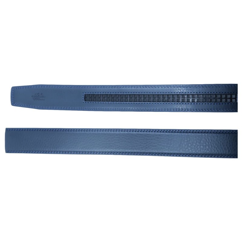 COTIDI Mens Leather Ratchet Belt Without Holes 35mm Wide No