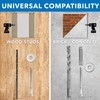 Mount-It! Universal TV Mounting Hardware Kit, Lag Screw and Drill