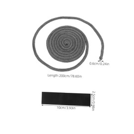 OSALADI 1 Roll High Temp Stove Door Gasket Fiberglass Seal Rope for Wood Stoves Easy to Install Versatile Replacement for Fireplace Insulation and Sealing Needs