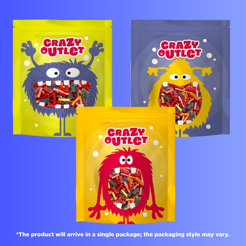 Pencil Bites Gummy Candy - 2 Pound Bulk Pack -