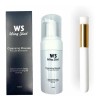 Kit Shampoo Foam Brocha Para Limpieza De Pestañas Lash