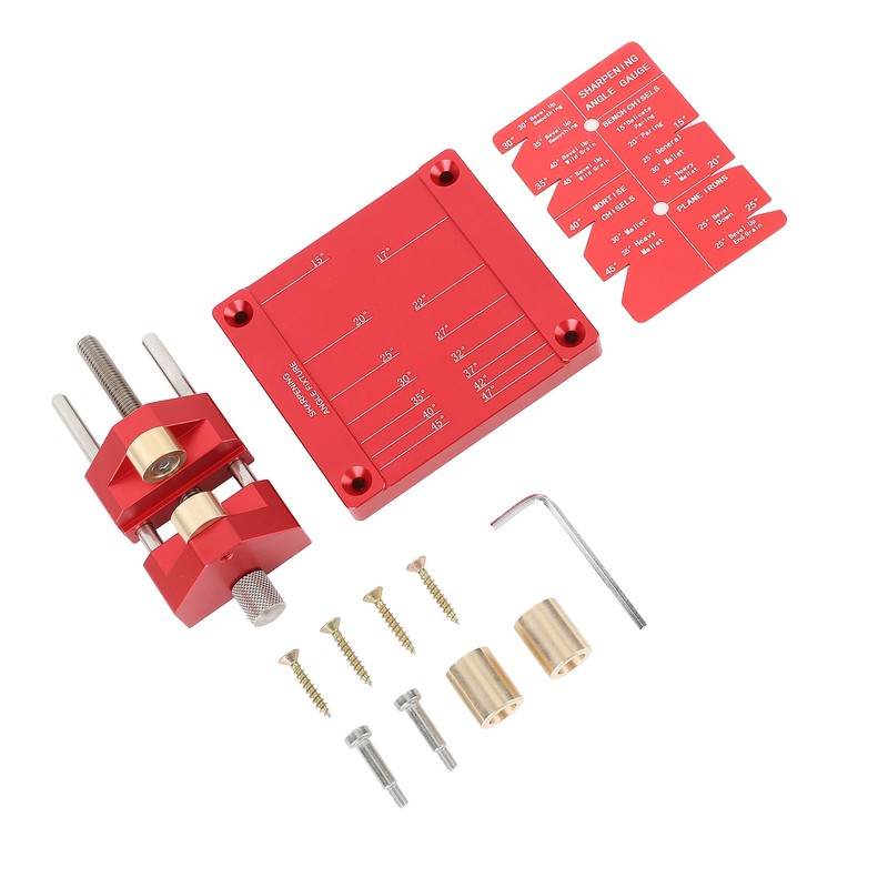 Honing Guide System Chisel Sharpening Guide Jig Kit Stainless Steel