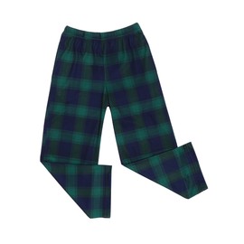 Ekouaer Pajama Pants for Boys Soft Pajama Pants Plaid Long Pj Pants Cute Elastic Waist Bottoms Summer Kids Pj Pants Green Plaid 150