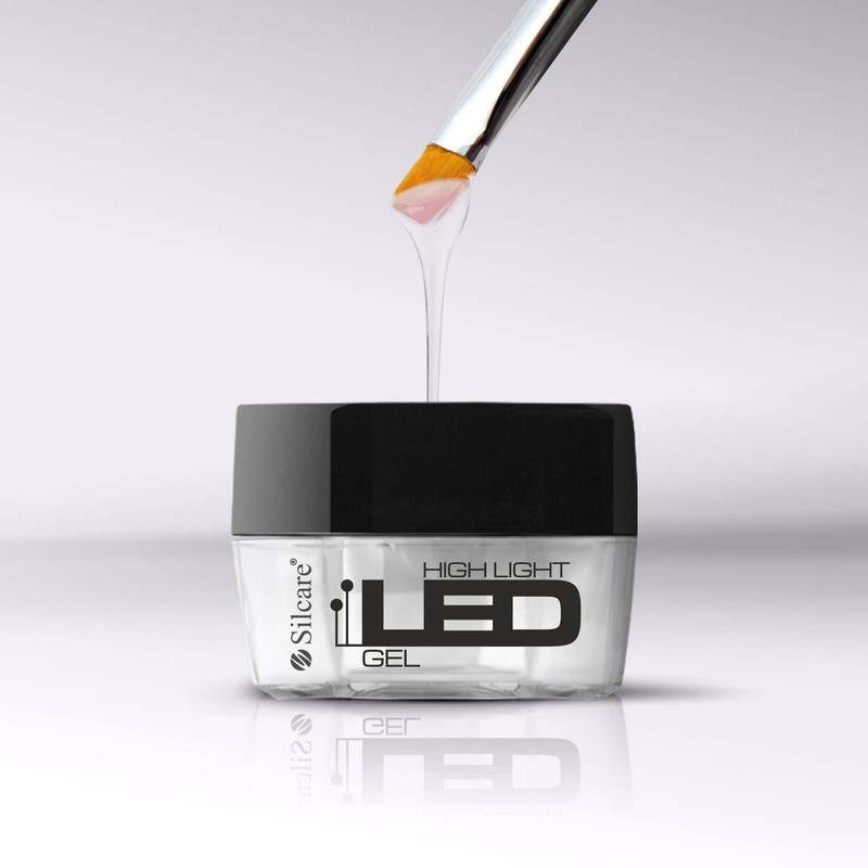 Silcare High Light Led Gel Violet 30g clear