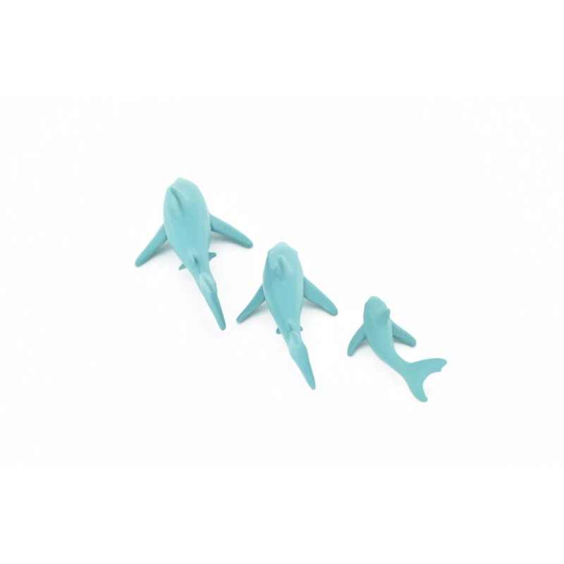 K&M Great white Shark Set of Three Realistic Toy Model