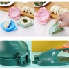 Dough Presser Dumpling Skin Maker with 3Pcs Dumpling Press Molds,
