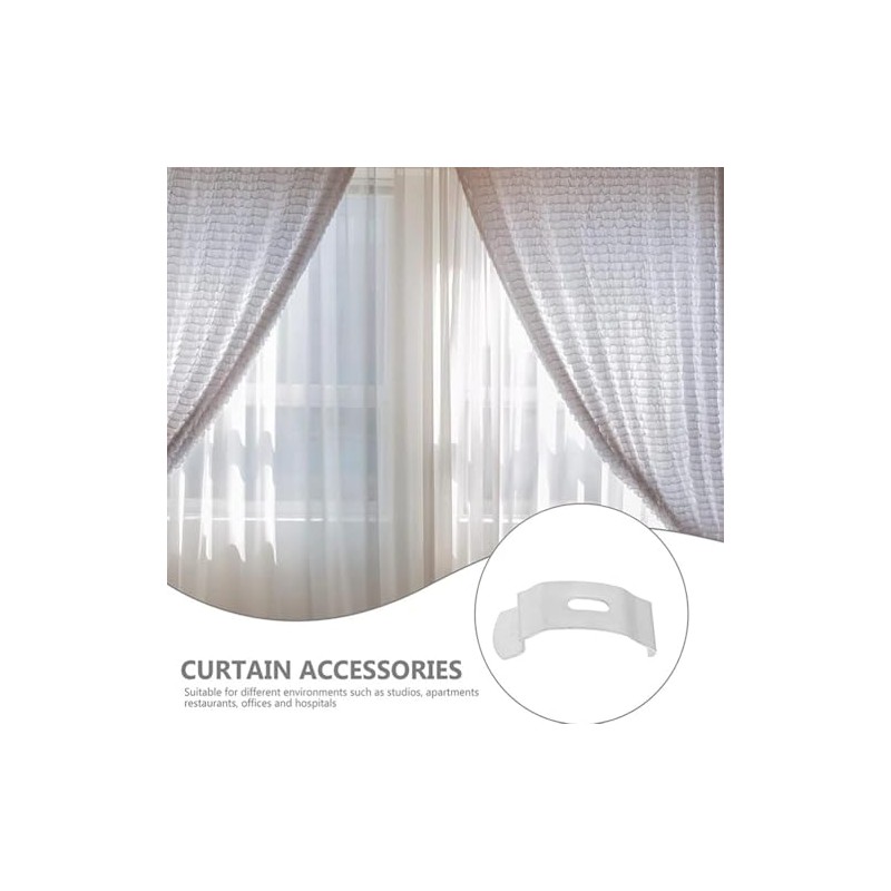 Zodazoqa 10 Pieces Vertical Blind Top Fix Brackets for Wide