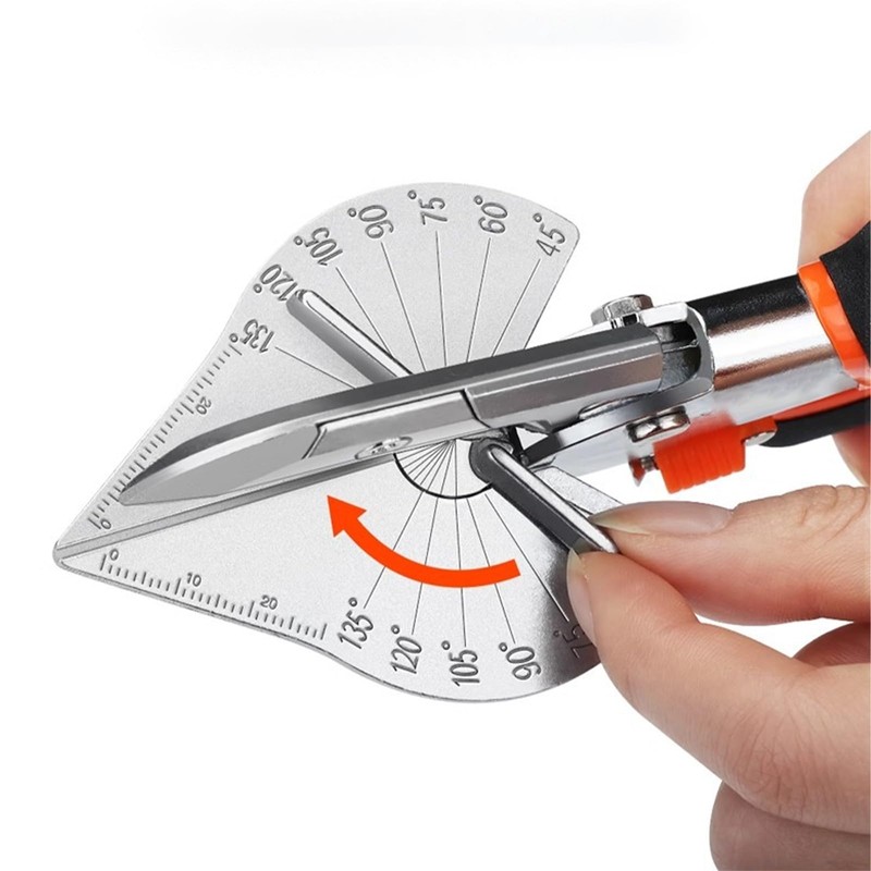 Yilceemy Multifunctional Angle Mitre Scissors, Quarter Round Cutting Tool, Mitre