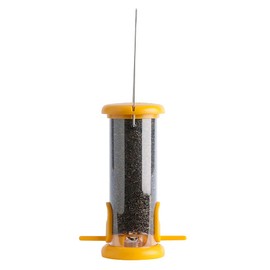 Ring-Pull TO N1Y Small Bird Feeder for Niger Seeds - Yellow
