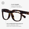 LOOK OPTIC-Laurel Reader Gafas de lectura elegantes, unisex, de calidad