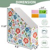 WRINGKIT 20 Pack Cardboard Magazine File Holder, Foldable Magazine Organizer