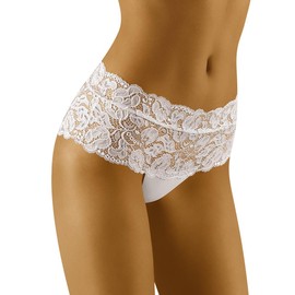 Wolbar WB413 Women's Shorts Hipsters Lace Normal Waist, White