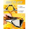 Lemon Squeezer, Stainless Steel Lemon Juicer, Hand Juicer, Manual Citrus