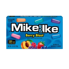 Mike and Ike Candy, Berry Blast, 4.25oz Theater Box, Pack of 12