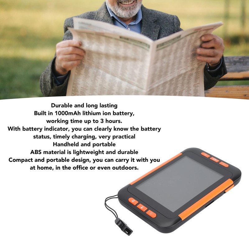 3.5 Inch LCD Portable Digital Video Magnifier 2‑32X Electronic Reading