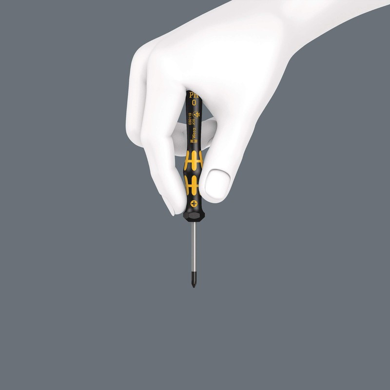 Wera 030119 ESD Anti-Static Discharge Precision Phillips Screwdriver, Blade Size