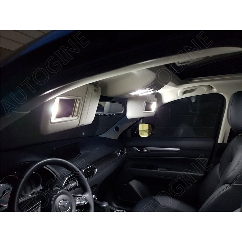 AUTOGINE White LED Interior Lights Kit for Mazda CX-5 CX5